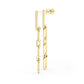 14K Paperclip Diamond Dangle Earrings 0.26CTW - Devine & Co.