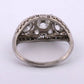 1920s Art Deco Old European Cuts Handmade Filigree 2.00CTW Platinum Diamond Ring