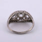 1920s Art Deco Old European Cuts Handmade Filigree 2.00CTW Platinum Diamond Ring