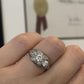 1920s Art Deco Old European Cuts Handmade Filigree 2.00CTW Platinum Diamond Ring