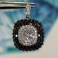 Effy 2.02CTW 14K White Gold Natural Black & White Diamond Pendant - Devine & Co.