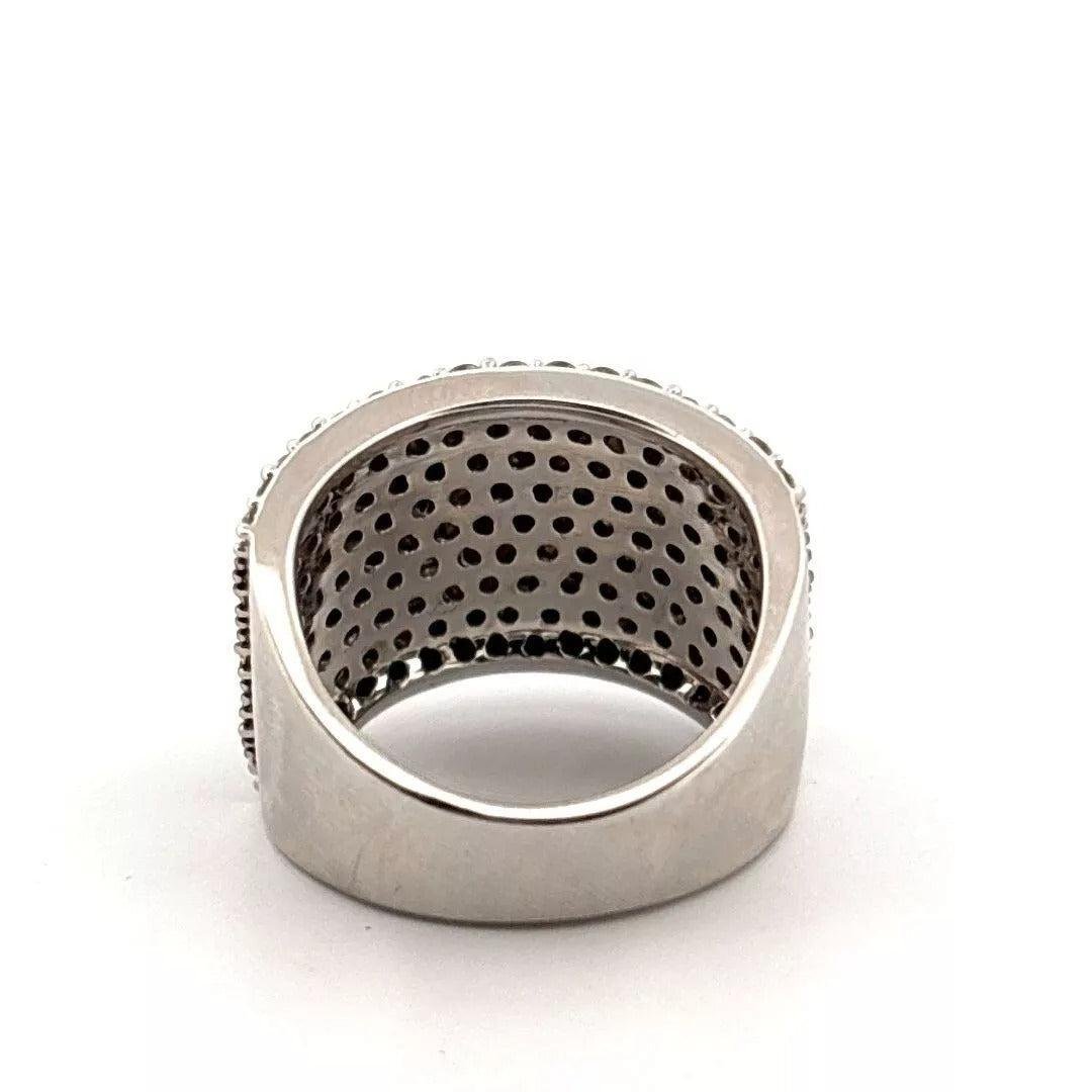 Effy Natural Brown 18K White Gold 3.50CTW Champagne & White Diamond Band Ring - Devine & Co.