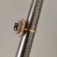 Estate 14K Yellow Gold Natural Sapphire & Diamond Ballerina Ring - Devine & Co.