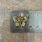Estate 18K & 14K Yellow Gold Natural 20CTW Diamond Handmade Butterfly Brooch - Devine & Co.