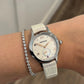 Montblanc Princesse Grace de Monaco  106499 Diamond Dial White Watch New in Box