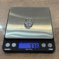 Consignment - Platinum Three-Stone Ring 4.10ct Emerald Cut Diamond GIA Certified Trillion Sides Size 6.5 - platinum, diamo...