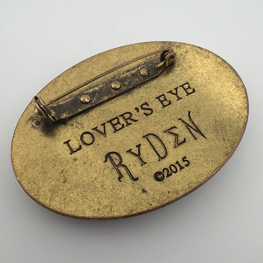 Mark Ryden Lovers Eye Brooch MR 2015 Limited Edition Dome Crystal Pin - Devine & Co.