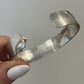 Marko Harper Signed Sterling Silver Cuff 13mm 925 Native Eagle Bracelet - Devine & Co.