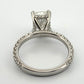 Consignment - Platinum Solitaire Diamond Natural Radiant 2.50ct F/VS2 GIA Engagement Ring Size 7 - platinum, diamond, ring...