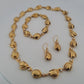 Na Hoku 18K Yellow Gold Pikake Diamond Necklace, Bracelet & Earrings Set 117.8gr - Devine & Co.