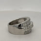 Natural Diamond 14K White Gold 1.80CTW Wide Channel Set Band Ring Size 8 - Devine & Co.