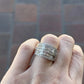 Natural Diamond 14K White Gold 1.80CTW Wide Channel Set Band Ring Size 8 - Devine & Co.