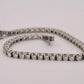 Natural Diamond 14K White Gold 4.00ctw SI2 G-H 7in 11.74g Tennis Bracelet - Devine & Co.