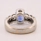 Natural Oval Sapphire Diamond 18K Gold 2.75ctw Sapphire 1.00ctw Dia Ring Size 5 - Devine & Co.