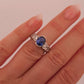 Natural Oval Sapphire Diamond 18K Gold 2.75ctw Sapphire 1.00ctw Dia Ring Size 5 - Devine & Co.