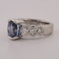 Natural Oval Sapphire Diamond 18K Gold 2.75ctw Sapphire 1.00ctw Dia Ring Size 5 - Devine & Co.