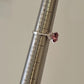 Platinum Natural Padparadscha Sapphire Trillion Diamond Ring 2.16ct .70ctw AIGS - Devine & Co.
