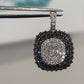 Effy 2.02CTW 14K White Gold Natural Black & White Diamond Pendant