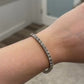 14K White Gold Natural Round Diamond Tennis Bracelet 9.80 ctw 7" G-H VS-SI