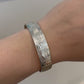 Marko Harper Signed Sterling Silver Cuff 13mm 925 Native Eagle Bracelet