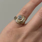Vintage 14K Yellow Gold Old  1.00ct VS H-European Cut Diamond Ring Size 5