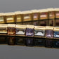 Custom Handmade Natural Rainbow Sapphire 18K Yellow Gold GIA No Heat Bracelet