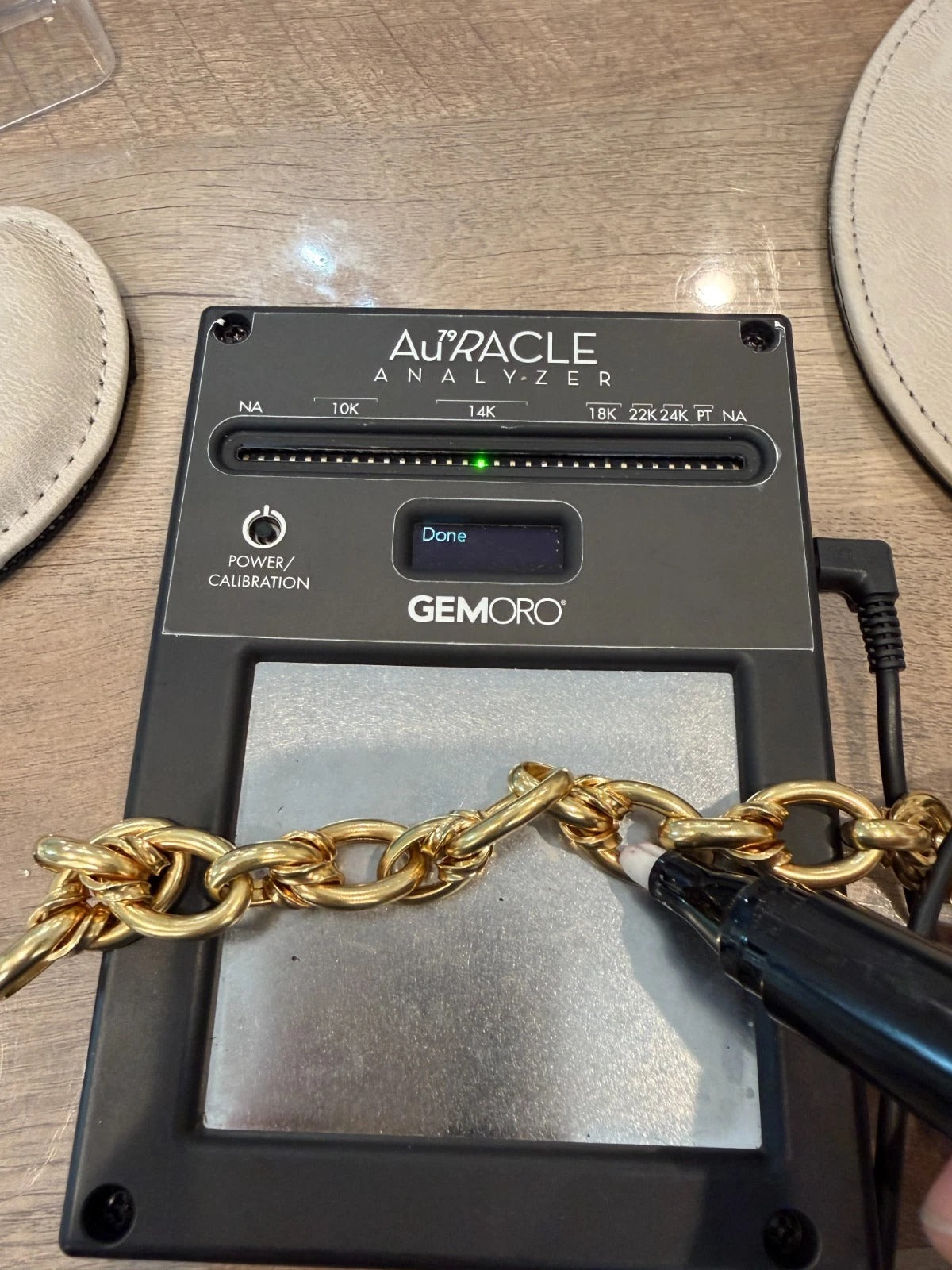 Heavy Italian 14K Yellow Gold  29.78 Grams 9”-15mm Wide Oval Link Bracelet