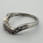 Antique Palladium Diamond Bridal Set OEC Transitional Cut Ring Size 8 1.90CTW