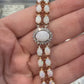14K Rose & White Gold Opal Diamond Necklace 37.50CTW 55.98g NWT