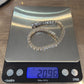 14K White Gold Natural Round Diamond Tennis Bracelet 9.80 ctw 7" G-H VS-SI by Devine & Co — angled view