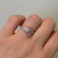 14KW Gold Diamond Engagement Ring EGL 0.80ct G/VS1, Pave Twist Shoulders 0.54ct by Devine & Co — back view