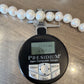 Cultured Pearl Necklace Strand Near Round/Oblong Silver Clasp 17" 11.8-13.4mm