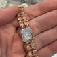 14K Rose & White Gold Opal Diamond Necklace 37.50CTW 55.98g NWT