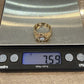 Vintage 14K Yellow Gold Nugget Style Round Diamond Ring 0.50CT Size 8 7.59g