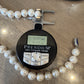 Cultured Pearl Necklace Strand Near Round/Oblong Silver Clasp 17" 11.8-13.4mm