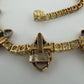 Custom Michael Sherman 18K Gold Natural Tanzanite and Diamond Necklace