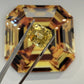 Important Natural Loose Unheated Sri Lanka Yellow Sapphire 16.25ct GIA Octagonal, alternate detail