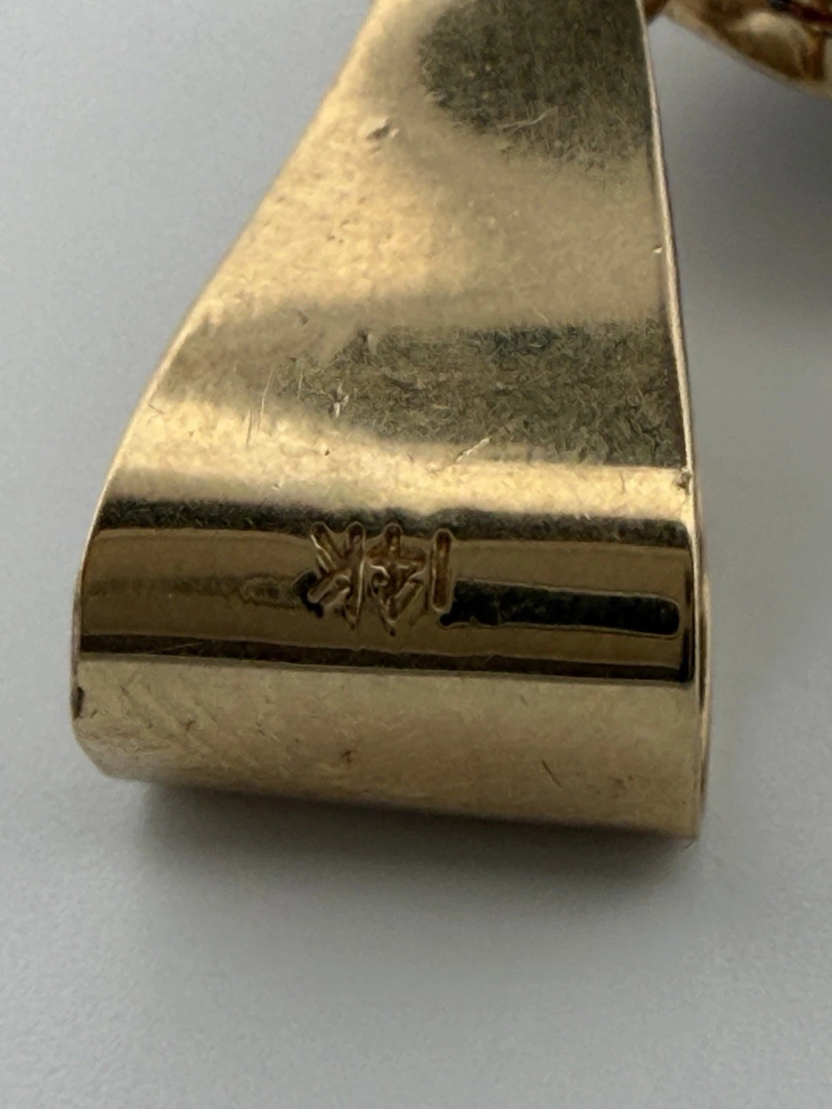 Massive 14K/10K Gold and Diamond Cross Pendant 17.7 Grams 3.5" Large Cross, alternate view