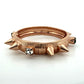 Mawi London Multicolor Crystal & Spike Embedded Cuff Magnetic Bracelet 73g