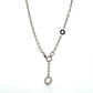 Bvlgari Bulgari 18K White Gold Onyx Circle Motif Necklace 19" 33g