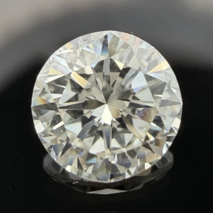 GIA 1.62 Carat Loose Round Brilliant Cut Natural Diamond I Color VS2 Clarity, profile detail