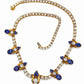 Custom Michael Sherman 18K Gold Natural Tanzanite and Diamond Necklace
