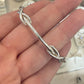 Tiffany & Co. Sterling Silver Double Hitch Knot Cuff Bracelet