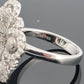 18K White Gold Pave Diamond Flower Ring 1.39ctw Natural Diamonds Size 6 by Devine & Co — front view