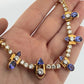 Custom Michael Sherman 18K Gold Natural Tanzanite and Diamond Necklace