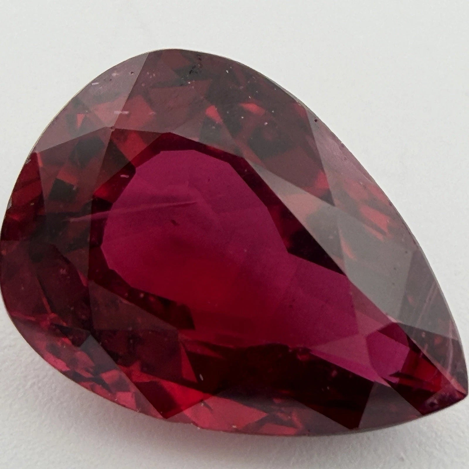 Natural Heated Loose Madagascar Red Ruby 2.26ct GIA Pear Shape, additional view 21
