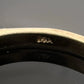 14K Gold Platinum Baguette Diamond Band .25ctw 2g Estate Ring 6.75