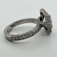 GIA Certified 1.90ct Natural Cushion Cut Diamond Double Halo Engagement Ring Plt