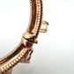 Mawi London Multicolor Crystal & Spike Embedded Cuff Magnetic Bracelet 73g