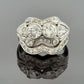 Antique Palladium Diamond Bridal Set OEC Transitional Cut Ring Size 8 1.90CTW